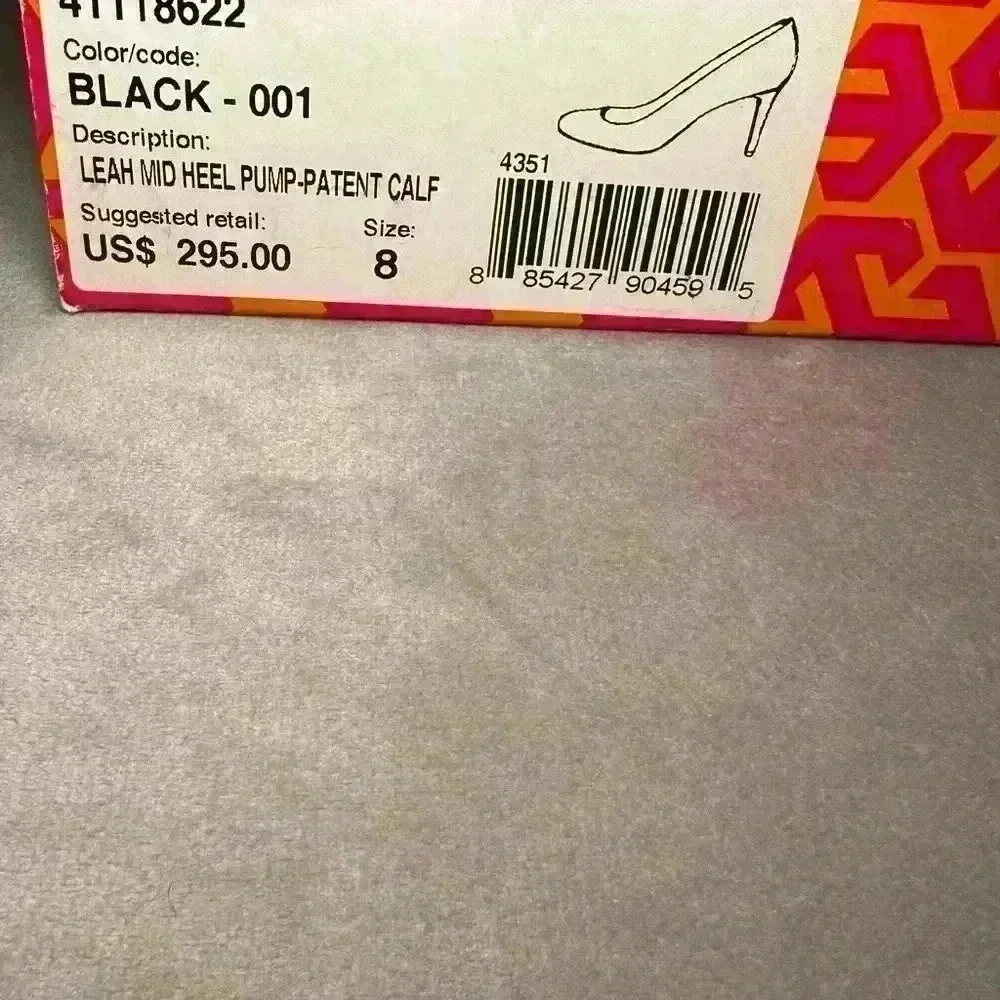 Tory Burch Pumps “Leah” Mid-Heel Women’s Size 8